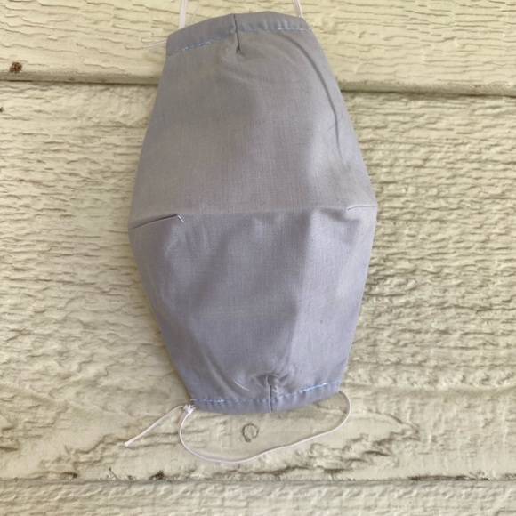 Light and Dark Grey Silver Face Mask with Filter - Picture 5 of 7